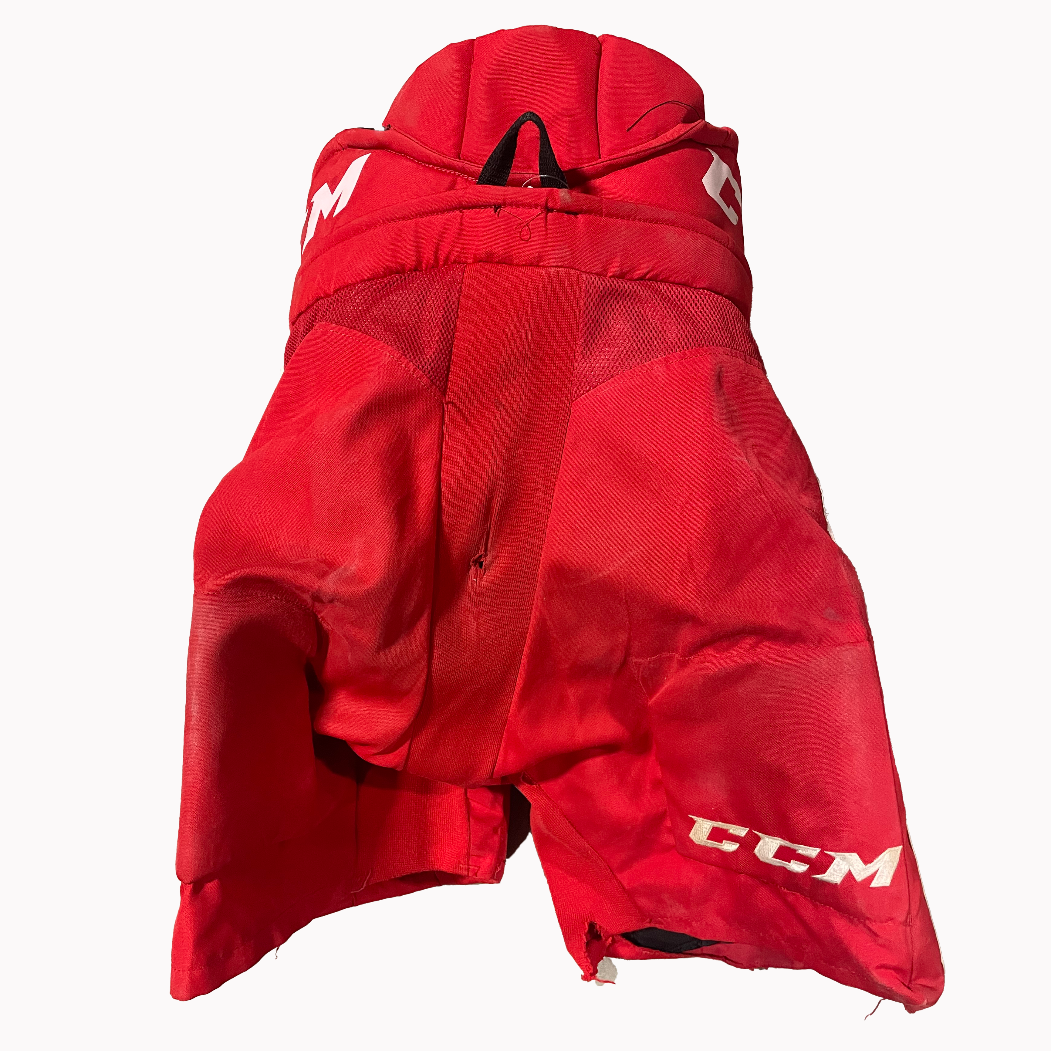 CCM HP30 - Pantalon de hockey Pro Stock d'occasion NCAA (rouge/blanc)